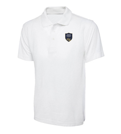 Ongar Awdis PE Cool Polo White with or without School Crest