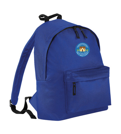 Coopersale Backpack Royal with or without School Crest