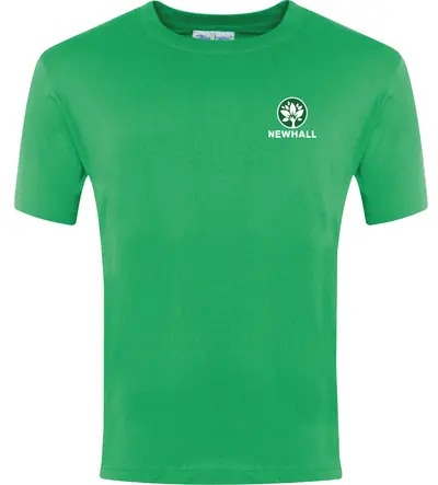 Newhall Primary Cotton T-Shirt Emerald Green