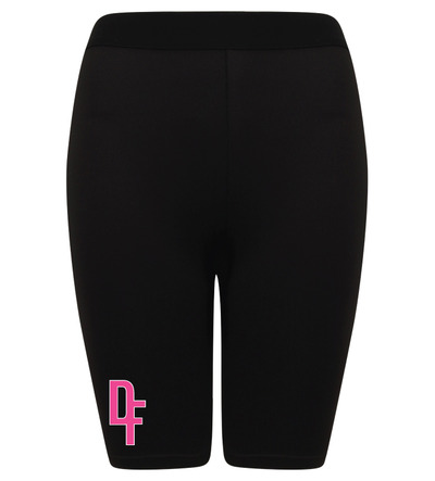 Dance Fusion SF FUCHSIA CREW Womens Cool Shorts Black