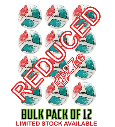 Joma Dali ll Training & Match Ball Bulk Pack Of 12
