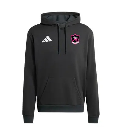 FLFC Adidas Entrada 26 Cotton Hoodie Black JNR