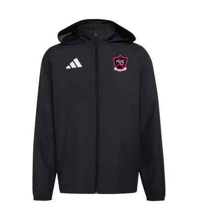 FLFC Adidas Entrada 26 Hooded Multi Jacket Black JNR