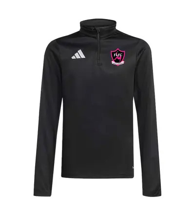 FLFC Adidas Entrada 26 1/4 Zip Black JNR