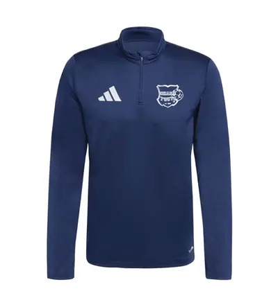 Chars Adidas Entrada 26 1/4 Zip Navy JNR
