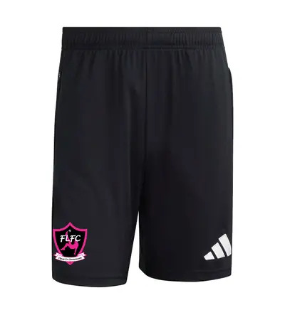 FLFC Adidas Entrada 26 Zip Pocket Short Black JNR