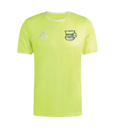 Chars Adidas Entrada 26 T-Shirt Solar Yellow JNR