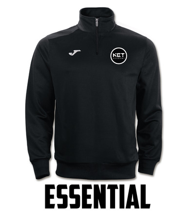 Net Academy Coaches Faraon 1/4 Zip Sweat Black