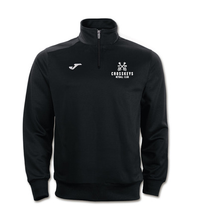 Cross Keys Faraon 1/4 Zip Sweat Black JNR