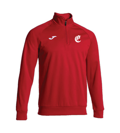 Edwins Tree Staff Faraon 1/4 Zip Sweat Red