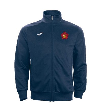 Matching Green Gala PE Tracksuit Jacket Navy with School Crest