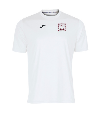 Great Dunmow Combi P.E Tee White with or without School Crest