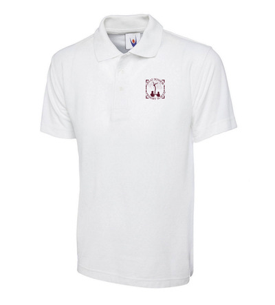 Great Dunmow Polo White with or without School Crest (Reception Only)