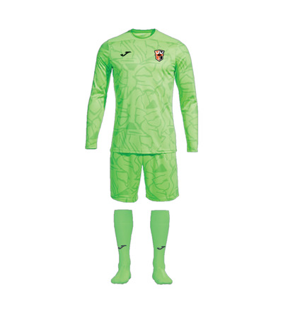 Harlow Tekkers Zamora X GK Set Green With Badge & Sponsor SNR