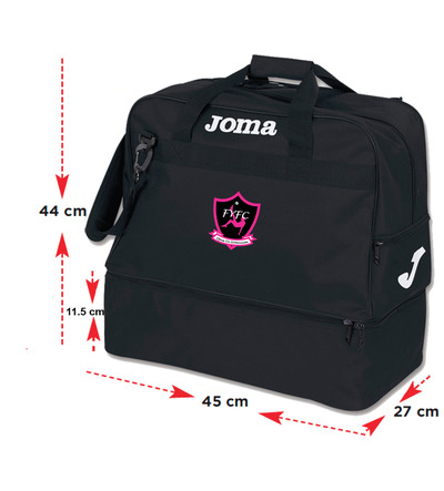 Frontiers Joma Holdall Black with Badge