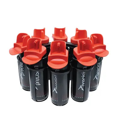 Precision Hygiene Cap Oval Carrier With 8x1L Bottles Black