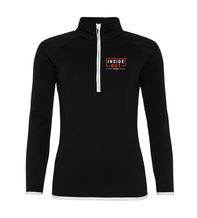 IOS Signature Ladies 1/4 Zip Black