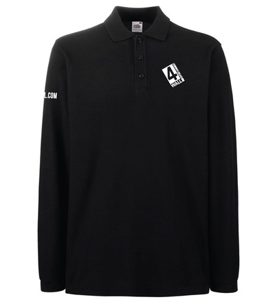 4 Wall L/S Polo Shirt Black