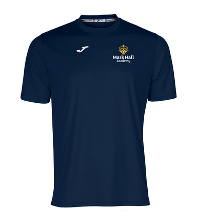 Mark Hall Joma Combi T-Shirt Navy with or without School Crest