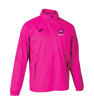 Frontiers Coaches Montreal Rain Jacket Neon Pink with Badge SNR