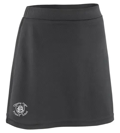 Chipping Ongar Girls P.E Skort Black with or without School Crest