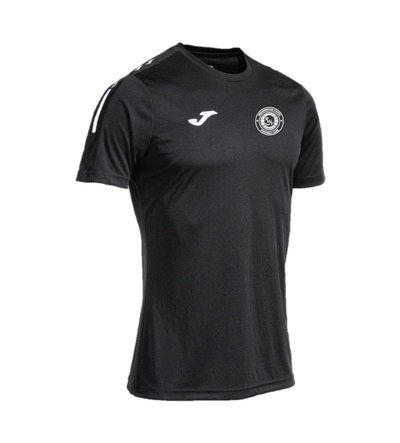 RWYFC Coaches Olimpiada T-Shirt Black with Printed Badge JNR