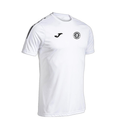 RWYFC Coaches Olimpiada T-Shirt White with Printed Badge JNR