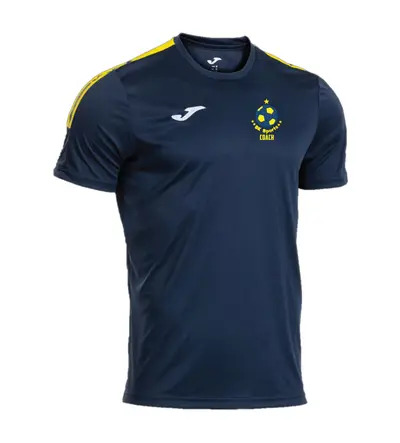 SK Sports Coaches Olimpiada T-Shirt Navy/Yellow JNR