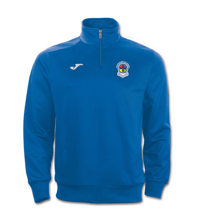 Passmores Joma Faraon Quart Zip SweatTop Royal with or without School Crest
