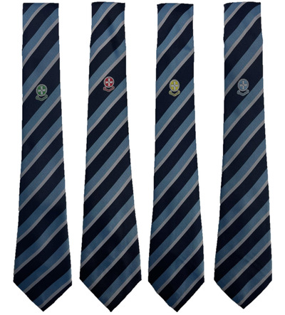 Passmores Academy House Tie with House Crest