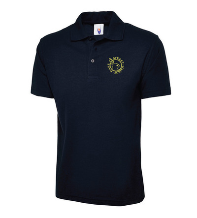 Hare Street Staff Cotton Polo Navy