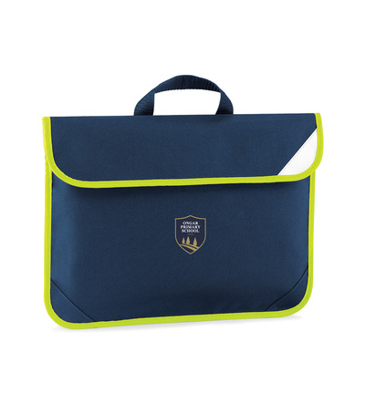 Ongar Hi Vis Bookbag Navy with or without School Crest