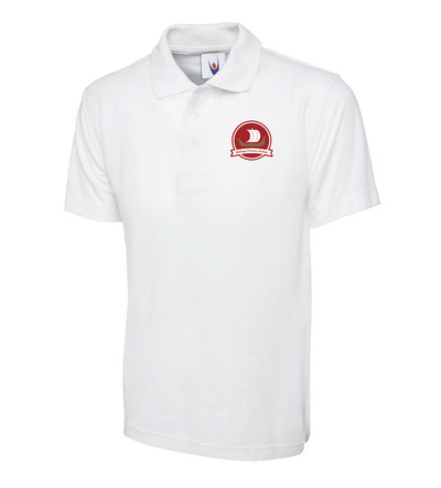 Rodings Polo Shirt White with or without School Crest