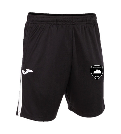 TMFC Coaches Champ VII Shorts with Pockets Black/White
