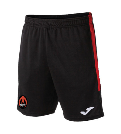BS Swifts Coaches Eco Champ Shorts with Pockets Black/Red SNR