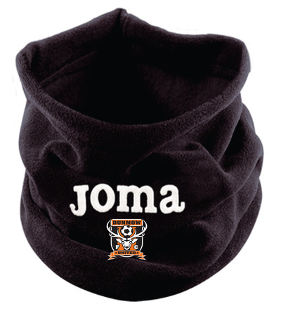 DUFC Snood Black with Woven Badge