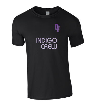 Dance Fusion Indigo Crew T-Shirt Black