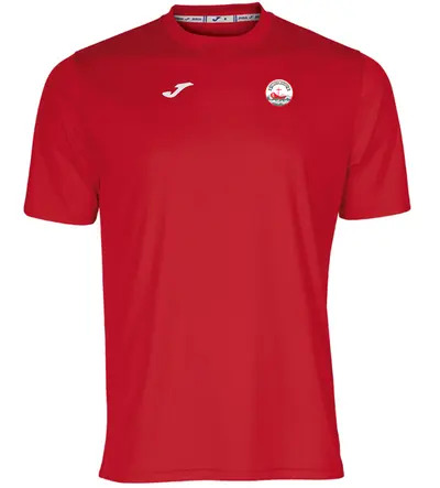 St James Joma Combi Tee Red with or without school crest