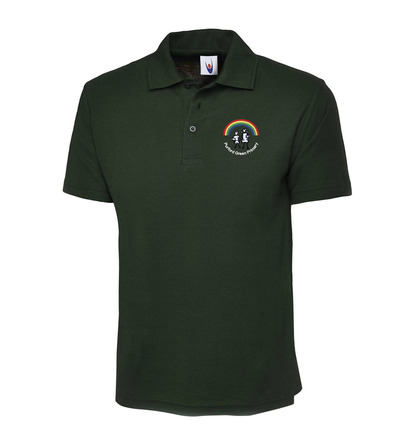 Purford Green Polo Shirt Bottle with or without School Crest