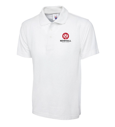 Newhall Primary Polo White with or without School Crest