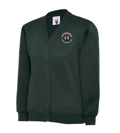 Purford Green Cardigan Bottle with or without School Crest