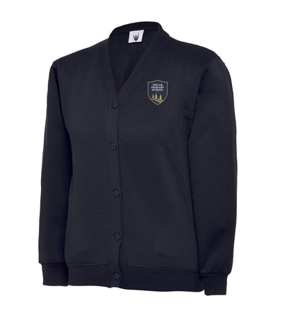 Ongar Cardigan Navy with or without School Crest