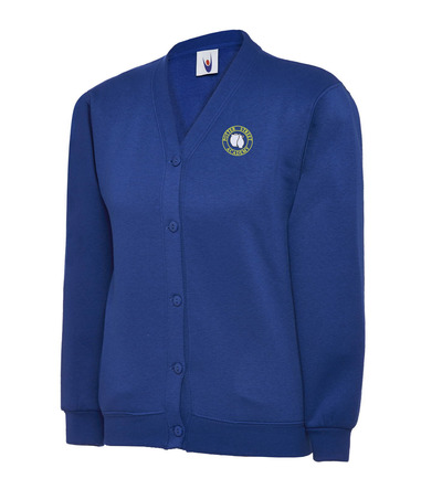 Potter Street Cardigan Royal with or without School Crest