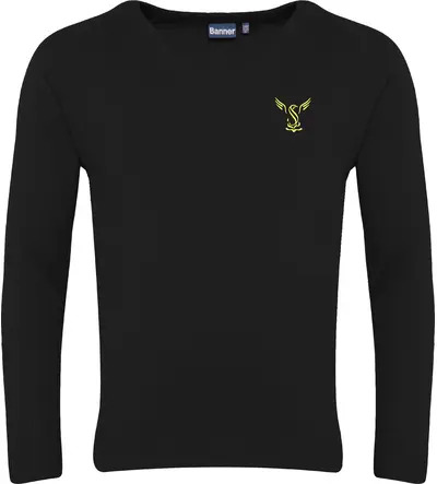 Stewards Academy V-Neck Jumper Plain