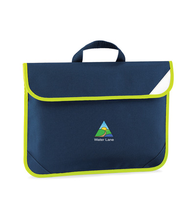 Water Lane Hi Vis Bookbag Navy with or without School Crest