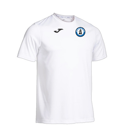 HJJ Combi T-Shirt For Under Gi White with Badge