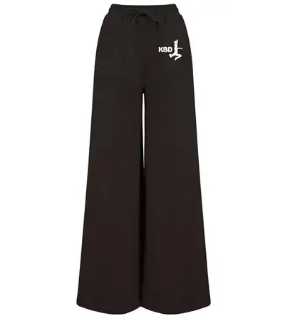 KBD Dance Adult Wide Leg Joggers Black