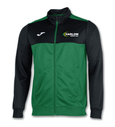 Harlow Athletics Club Winner Full Zip Jacket Green/Black