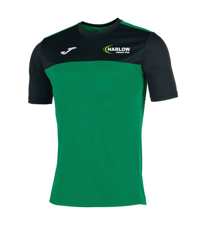 Harlow Athletics Club Winner T-Shirt Green/Black