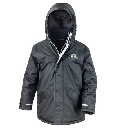 Pemberley Academy Winter Coat Black